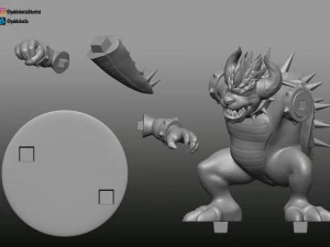 giga bowser 3D Print Model