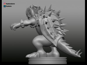 giga bowser 3D Print Model