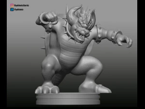 giga bowser 3D Print Model