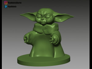 baby yoda coaster Modello di stampa 3D