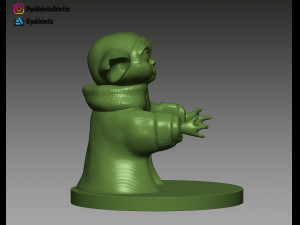 baby yoda coaster Modello di stampa 3D