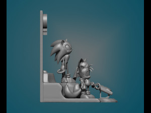 sonic bookend Modello di stampa 3D