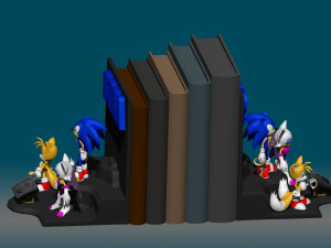 sonic bookend Modello di stampa 3D
