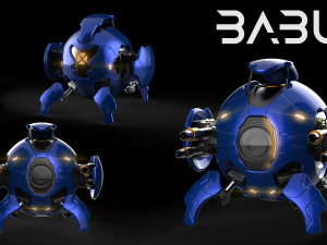 mini robot 3D 프린트 모델