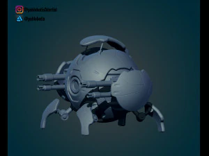 mini robot 3D Print Model