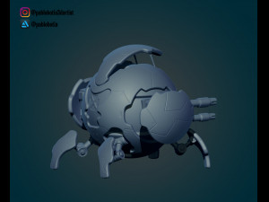 mini robot 3D Print Model