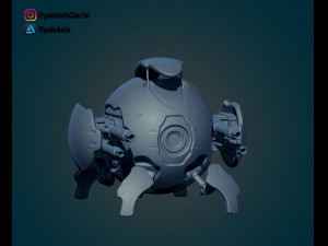 mini robot 3D Print Model
