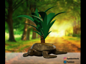 potsertoise 3D 프린트 모델
