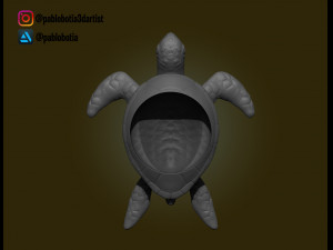 potsertoise Model Cetak 3D