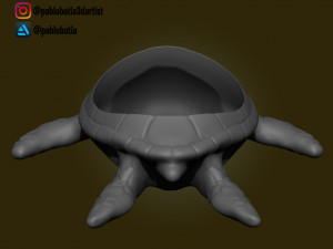 potsertoise Model Cetak 3D