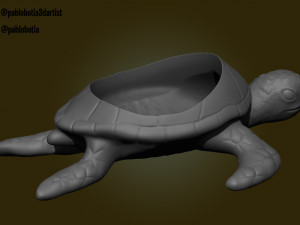 potsertoise Model Cetak 3D
