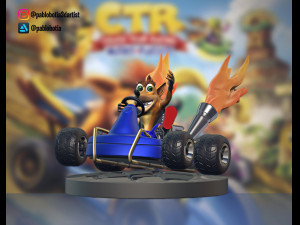 crash team racing nitro fueled 3D 프린트 모델