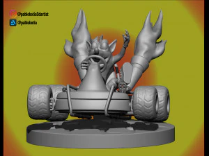 crash team racing nitro fueled 3D Print Model