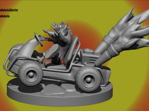 crash team racing nitro fueled Modelo de Impressão 3D
