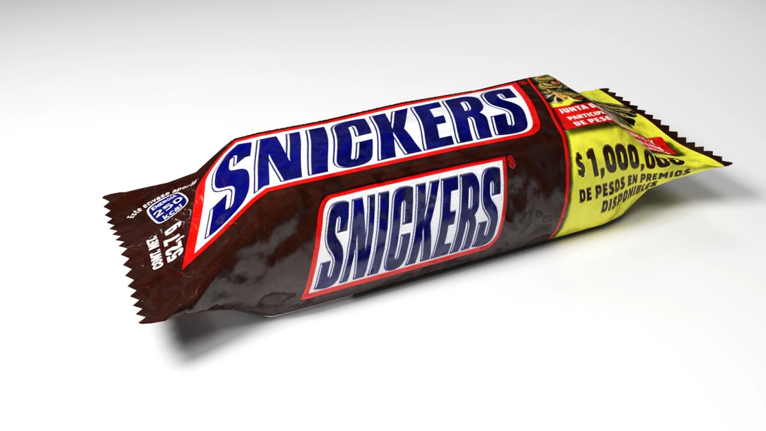 snickers 3D Model .c4d .max .obj .3ds .fbx .stl .blend