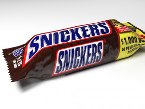 snickers Model 3D