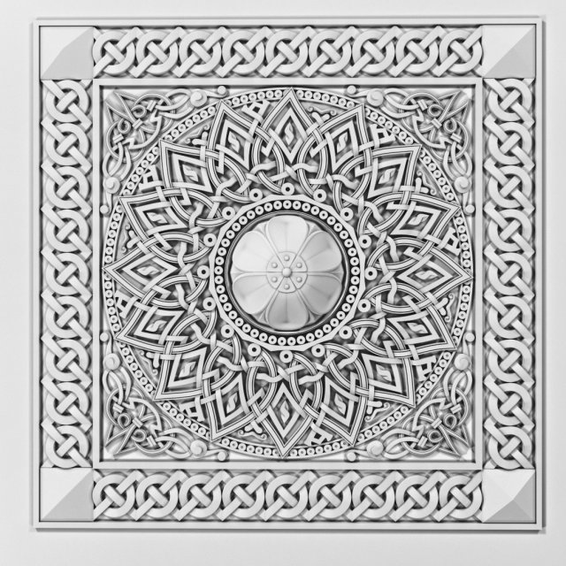 decorative ornament element Model 3D .c4d .max .obj .3ds .fbx .stl .blend