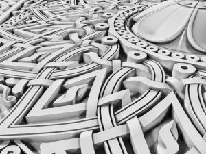 decorative ornament element Model 3D