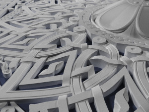 decorative ornament element Model 3D