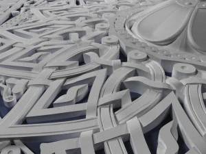 decorative ornament element 3D Model