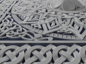 decorative ornament element Model 3D