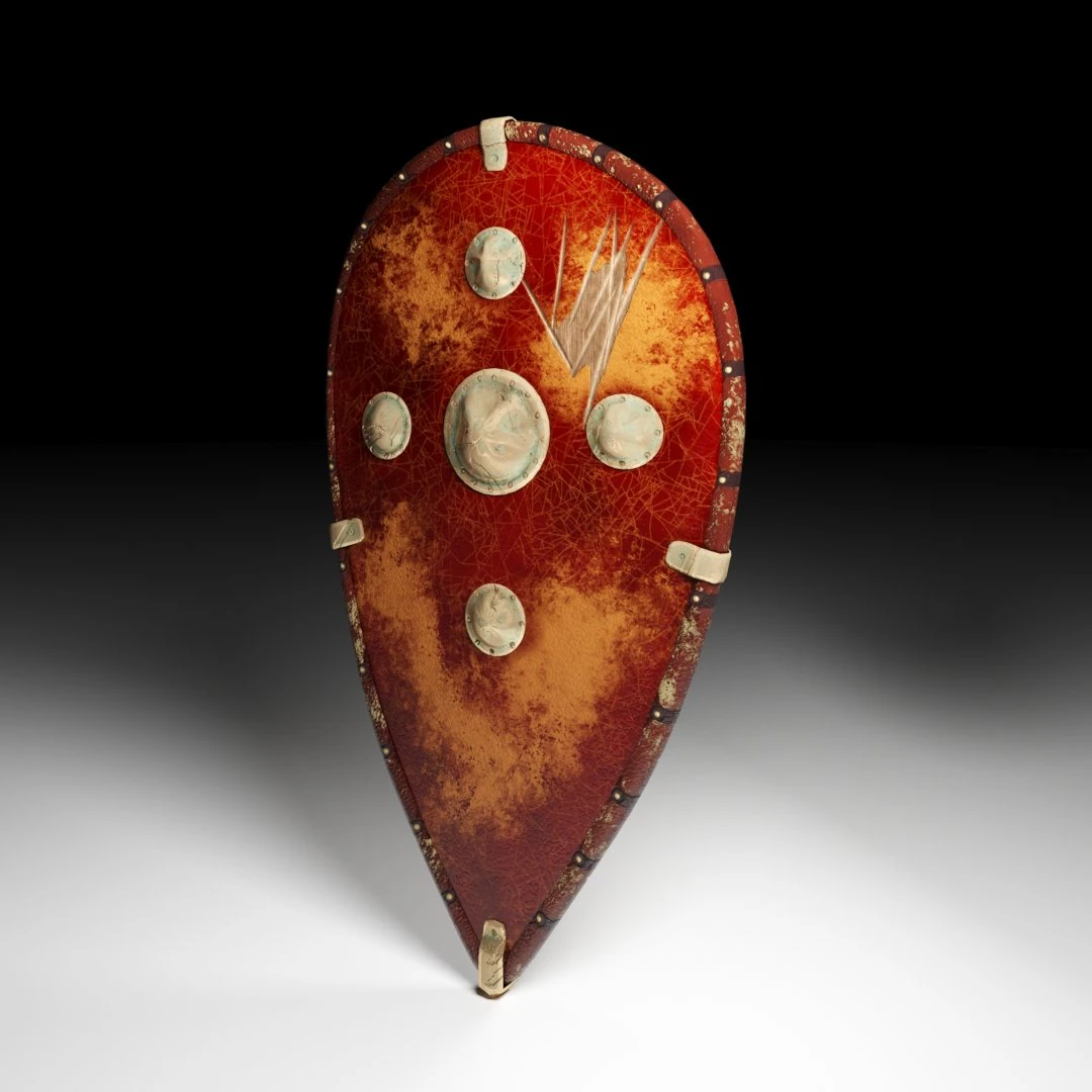 shield warrior of ancient russia 3D Model .c4d .max .obj .3ds .fbx .stl .blend