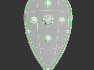 shield warrior of ancient russia 3D Model