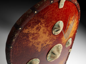 shield warrior of ancient russia 3D Model