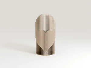desktop cardholder valentine 3d print model 3D Print Model