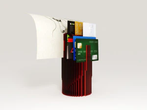 desktop cardholder valentine 3d print model 3D Print Model