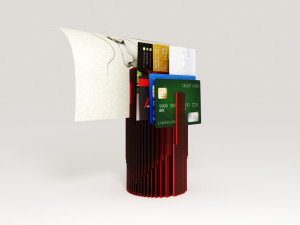 desktop cardholder valentine 3d print model 3D-printmodel