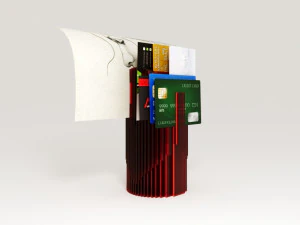 desktop cardholder valentine 3d print model 3D Print Model
