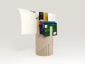 desktop cardholder valentine 3d print model 3D Print Model