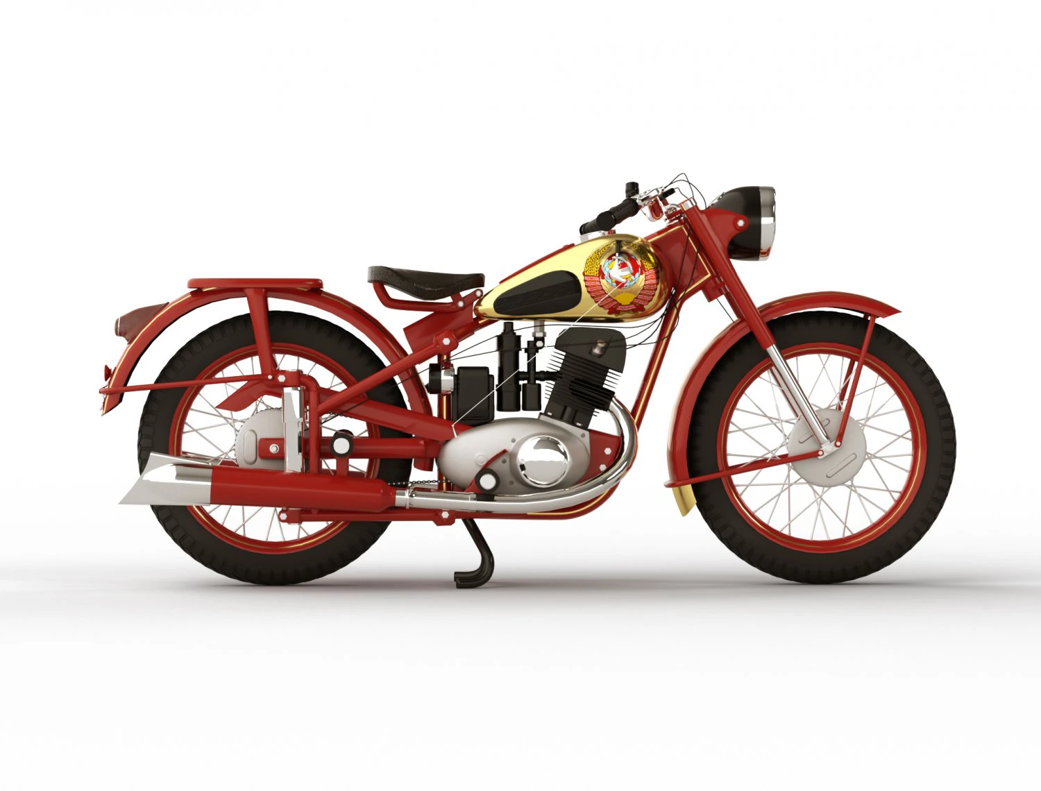 IZH-49 3D Model .c4d .max .obj .3ds .fbx .stl .blend