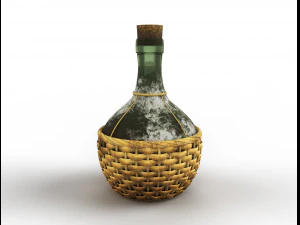 Garrafa de vinho Modelo 3D