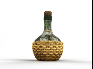 Bottle of wine 3D Model