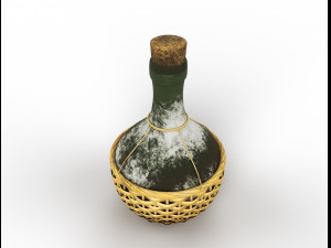 Bottle of wine Modelo 3D