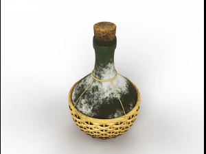 Bottle of wine 3D Model