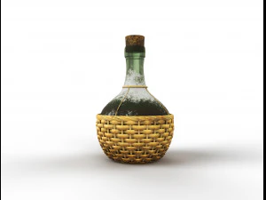Bottle of wine 3D Model