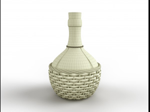 Bottle of wine Modelo 3D