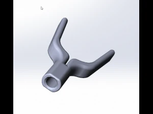 fishing rod holder fork v2 3D Print Model