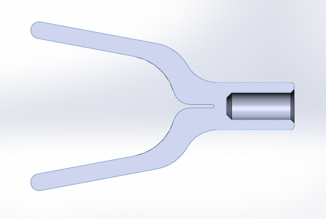 fishing rod holder fork v2 3D Print Model in Other 3DExport