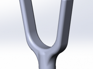fishing rod holder fork 3D 打印模型