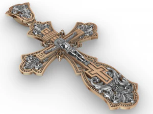 orthodox cross 3D Print Model