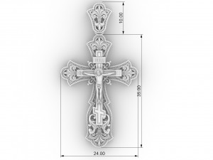 orthodox cross 3D 打印模型