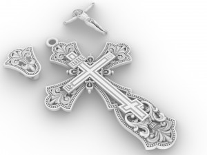 orthodox cross 3D 打印模型
