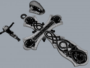 orthodox cross 3D 打印模型
