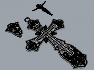 orthodox cross 3D 打印模型