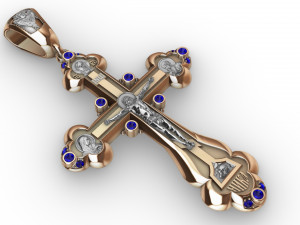 orthodox cross 3D-printmodel