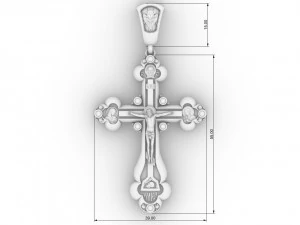 orthodox cross 3D Print Model